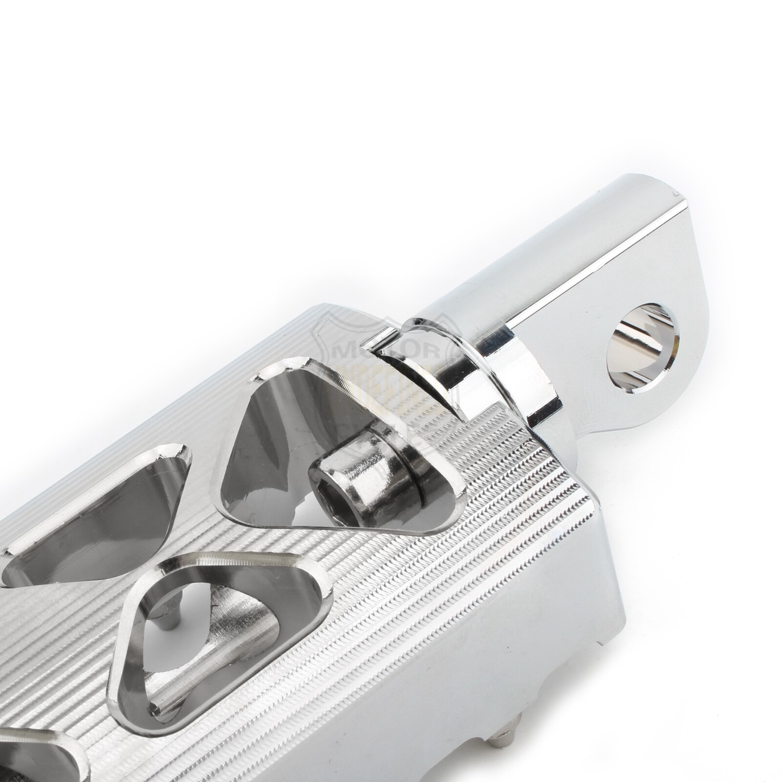 1Pair Motorcycle Black Foot Peg Footrest For Harley Davidson Softail Sportster E - Foto 6