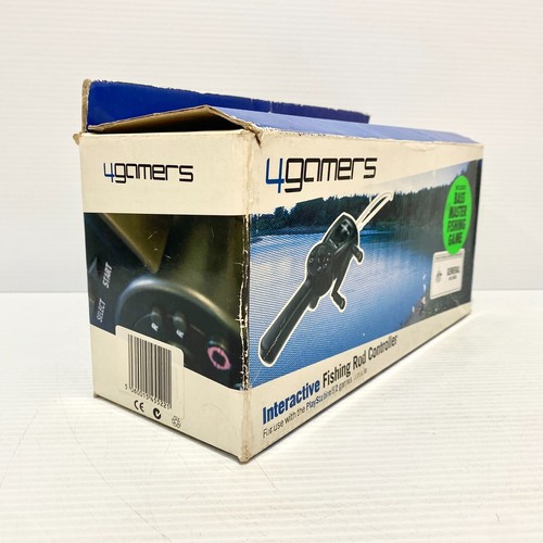 4Gamers Interactive Fishing Rod Controller For PS2 + Box - Tested - Free Postage - Picture 2 of 10