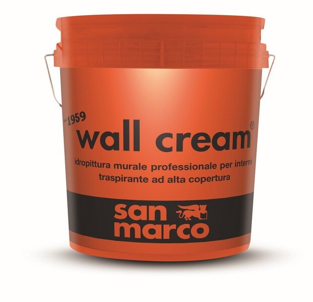 Wall cream idropittura traspirante alta copertura bianca lt 14