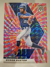 2021 Panini Mosaic Byron Buxton FOTL Excluse Pink Swirl SSP 8/10 #94