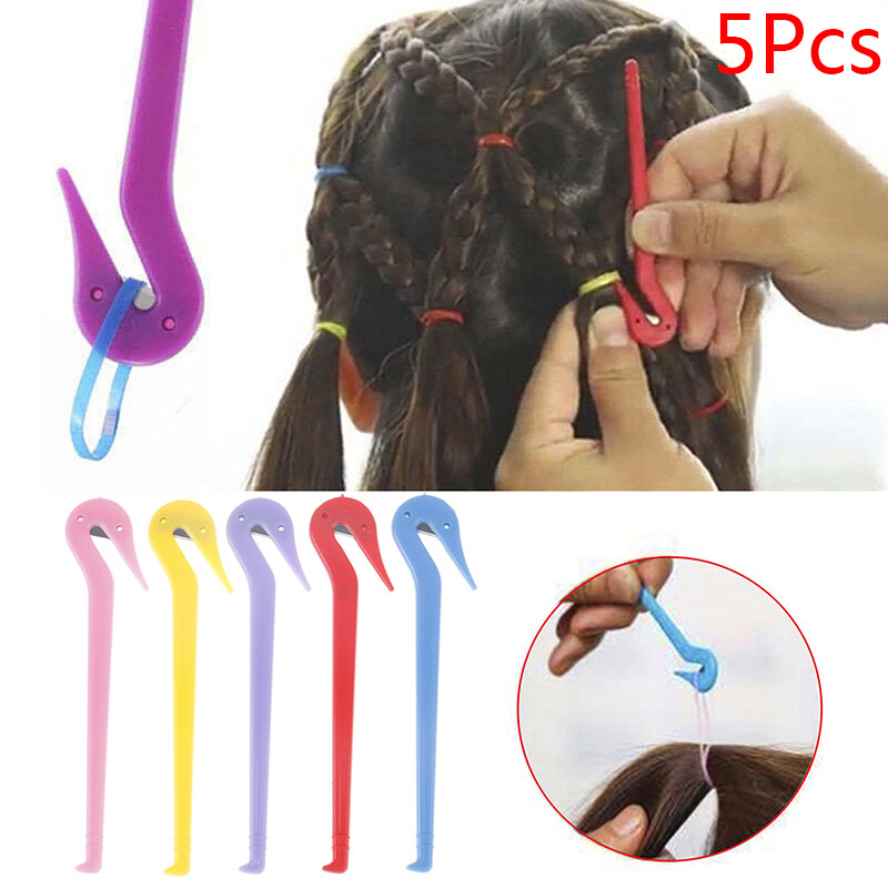5Pcs Rubber Hair Band Cutter for DIY Styling & Headwear Trimming