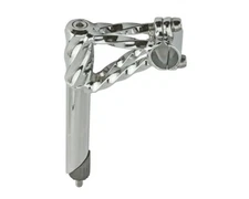 Bike Double Twisted Lowrider Stem 22.2mm Chrome. bike part ,bicycle parts.