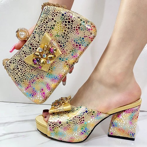 Women's Shoes High Heel Sandals Fashion Casual Shoes Slingback Sandals And Bags - Picture 10 of 12