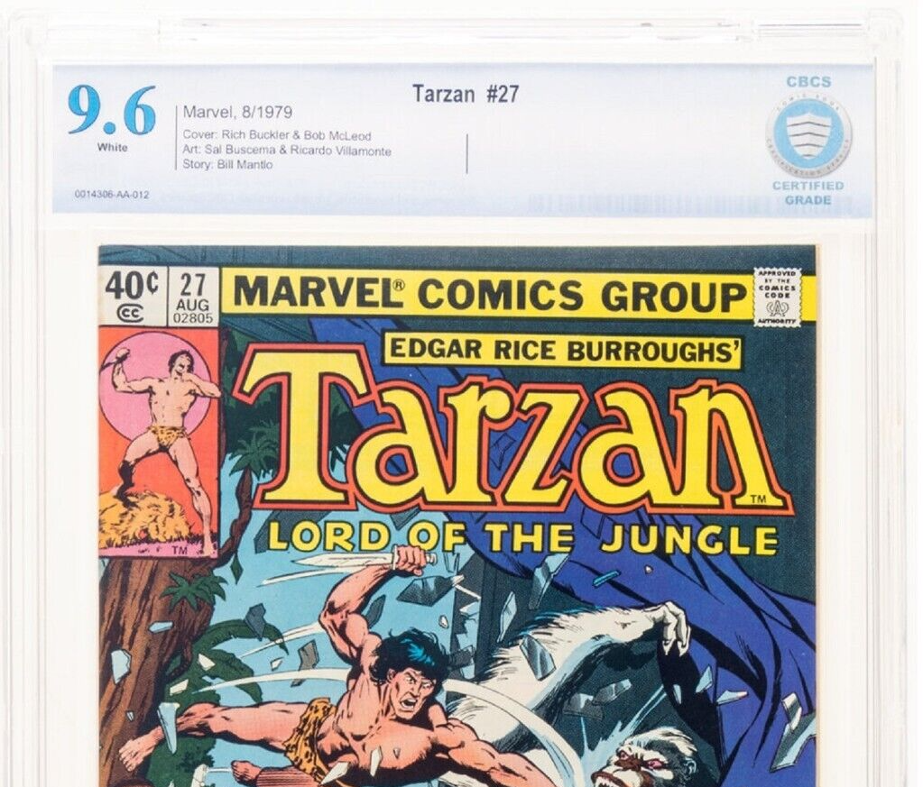 Tarzan Lord of The Jungle #27 Marvel 1979 CBCS NM+ 9.6 White Pages