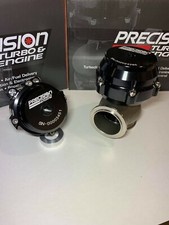 Authentic 46mm Precision Wastegate And Precision Blow Off Valve Combo Pte Black