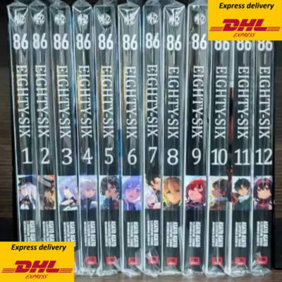 86 EIGHTY-SIX Light Novel English Version by Asato Volume 1-12 NEW -Fast DHL