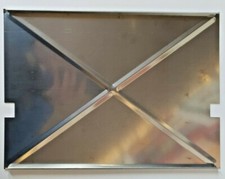 DEFLETTORE TAGLIAFIAMMA  INOX FOCOLARE STUFA NORDICA cod 7151014 misura 270x220