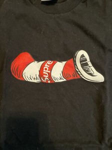Supreme x Cat In The Hat Tee Black | eBay