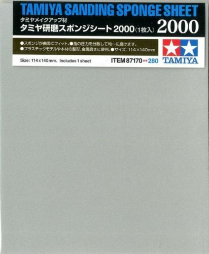 TAMIYA 87170 Sanding Sponge Sheet 2000 - Tools / Accessories