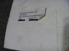 MC Enterprises MC320 Black & Chrome Motorcycle Footpegs with Rubber Inserts Pair