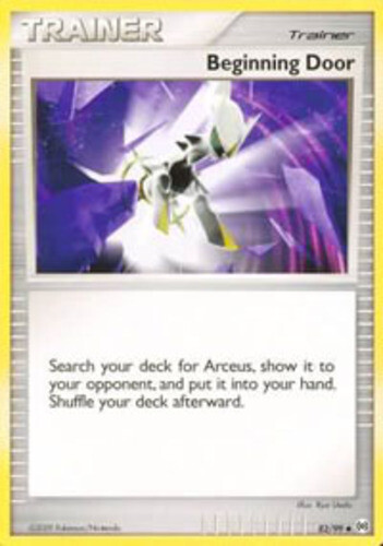 Beginning Door - 82/99 - Uncommon x1 - Lightly Played - Platinum Arceus