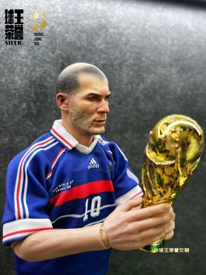 custom 1/6 scale Zinedine Zidane Male Model for 12'' Action Figure