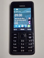 Nokia 301 / 301.1 Mobile Phone – Unlocked – Working – Black – Grade B