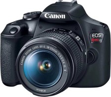 Canon Rebel T7 DSLR Camera W/ 18-55mm Lens original box and contents