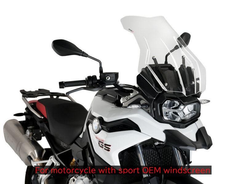 Puig Clear Touring Plus Screen BMW F850 GS 2018-2023