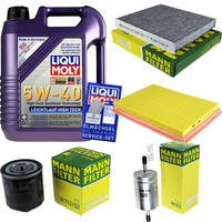 Mann Inspektionspaket 5L Liqui Moly 5W-40 FüR VW Fox 1.4