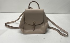 Kate Spade Beige Leder Nicola Twistlock Klein Rucksack Gold Hardware