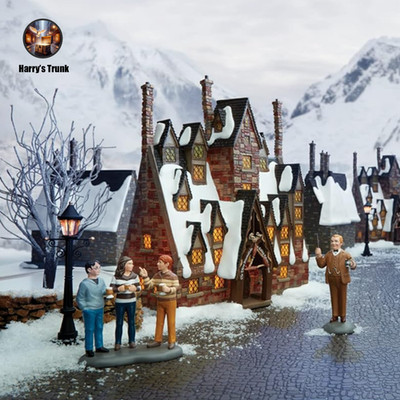 Department 56 Harry Potter Village Three Broomsticks & Slughorn & Trio Value Set