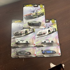 Hot Wheels Premium Car Culture Aero Style 5 Car Full Set     