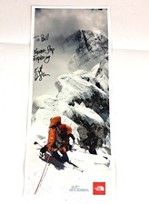 Kit Deslauriers The North Fac  Signed Vintage Ski Promo Poster Jimmy Chin Photo