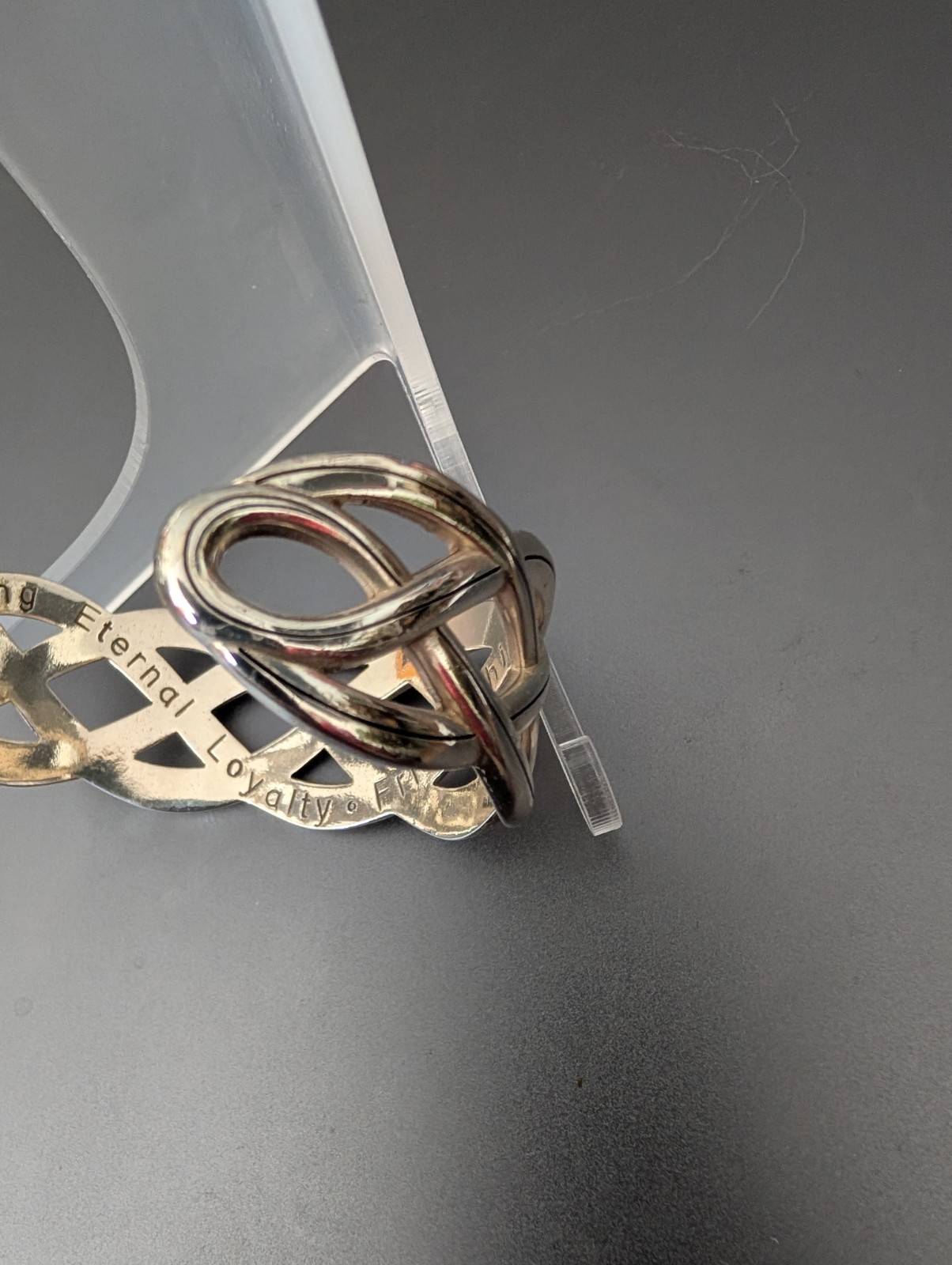 Brighton Silver Interlock Braid Cuff Bracelet - image 4