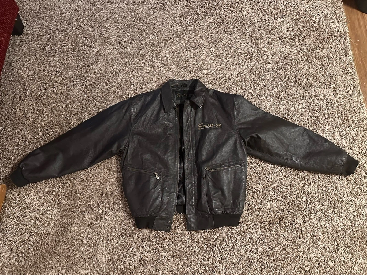 Snap-on Leather Outer Shell Coats, Jackets & Vests for Men for