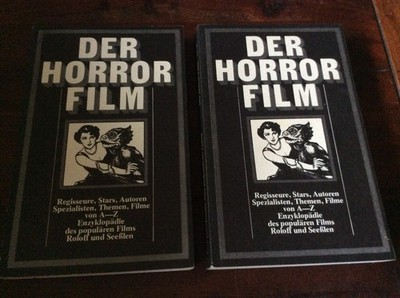 Der Horror-Film Band 1 2 [2x Buch] Regisseure Stars Autoren Roloff Seeßlen