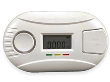 QVIS Carbon Monoxide Alarm Detector Sensor LED - 10 Year  Sealed Lithium Battery