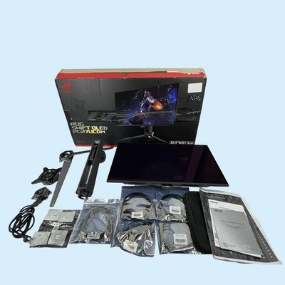 ASUS ROG Swift 27  4K 2160p QD-OLED Gaming Monitor PG27UCDM 240Hz 0.03ms #FS5193