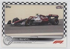 2022 Topps Formula 1 F1 Cars Checker Flag Zhou Guanyu #126 0q0m