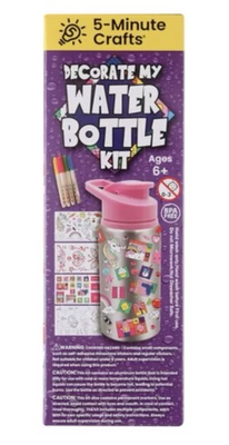 #ad #ad Seen OnTV Decorate My Water Bottle Craft Kit with Stickers Gems Markers BPAFree $10.99