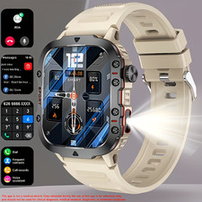 Smart Watch Bluetooth Call Fitness Tracker Android iPhone Touch Screen