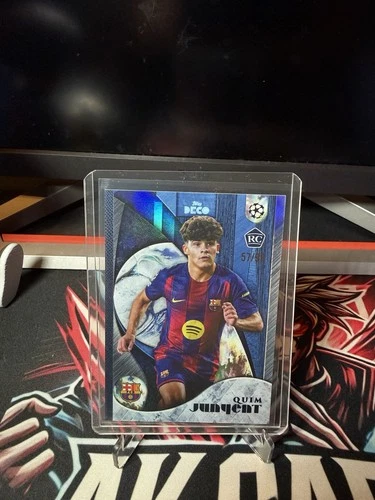Topps UEFA Club Competitions Deco 2025/26 - Quim Junyent Rookie /99 Numbered