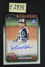 2024 Topps Pro Debut - Hurston Waldrep #PD-83 Autographs RC (E2975