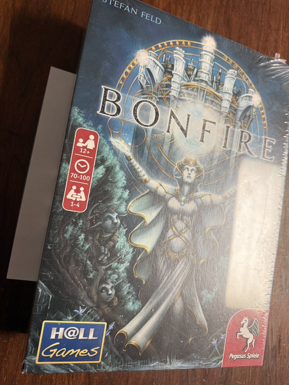 Bonfire Board Game Pegasus Spiele Hall 2020 Edition, Complete in Box