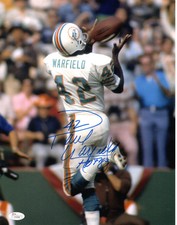 Paul Warfield signed 11x14 Photo Miami Dolphins Football JSA Authentication