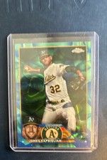 2023 Topps Chrome Update Series - James Kaprielian #USC219 Aqua & Blue Lava Lamp