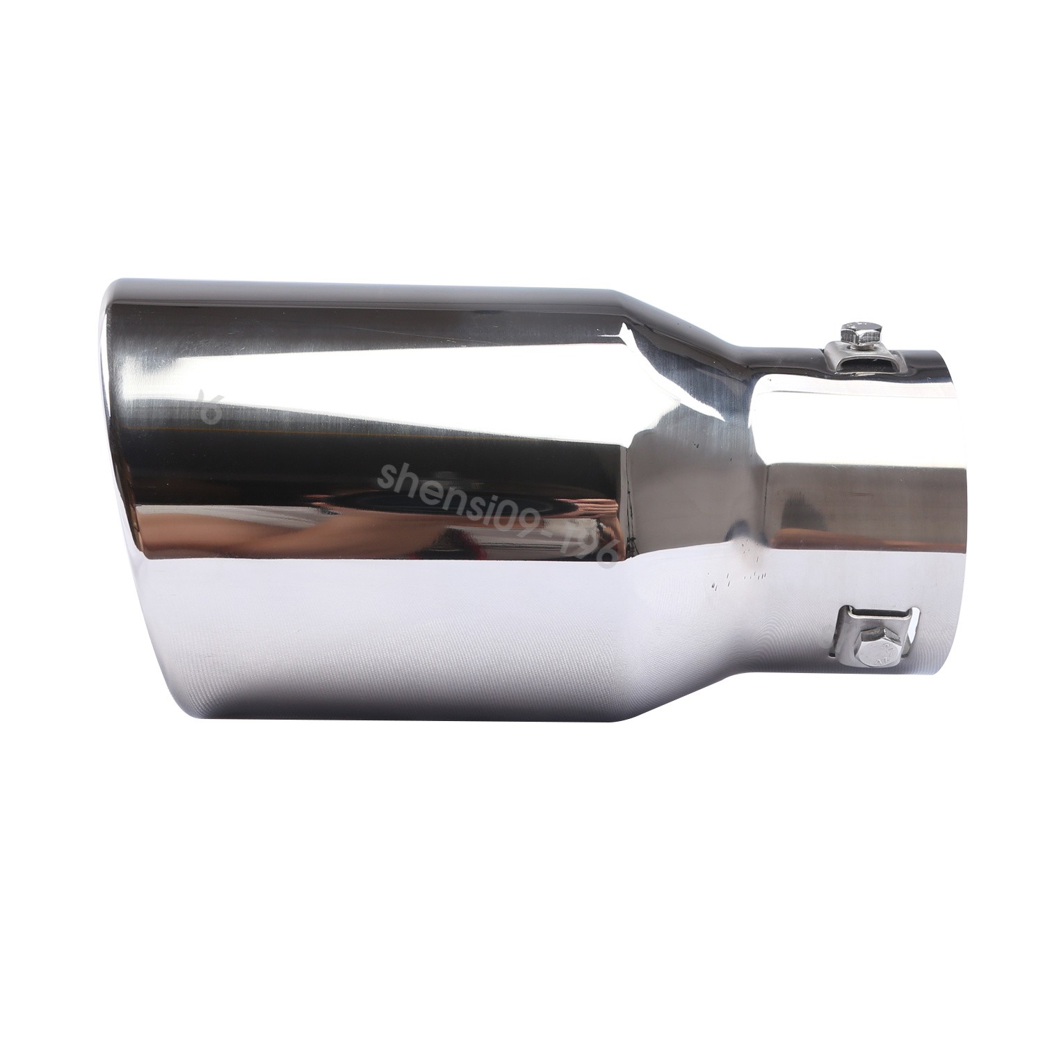 1X Exhaust Pipe Tip Rear Tail Throat Muffler Stainless For Maserati Gran Turismo