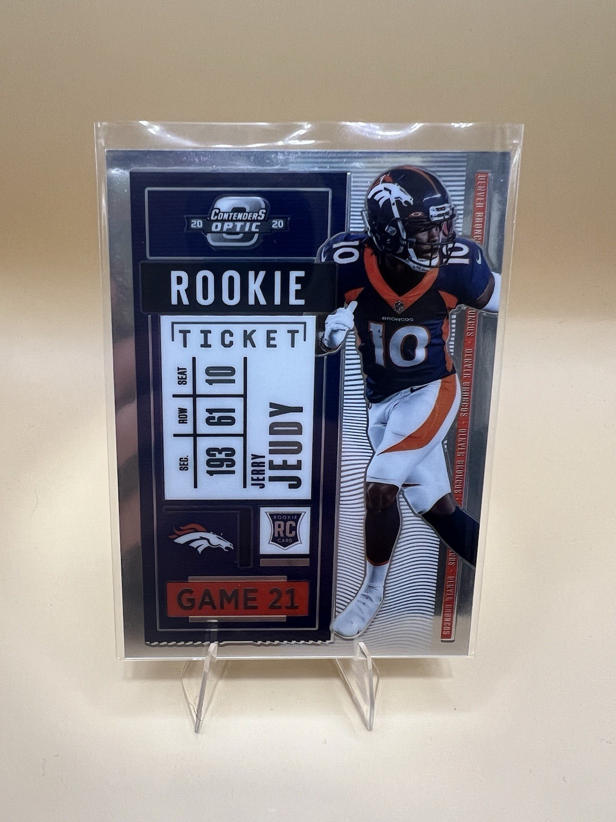 2020 Panini Contenders Optic - Rookie Ticket Jerry Jeudy #80 (RC)