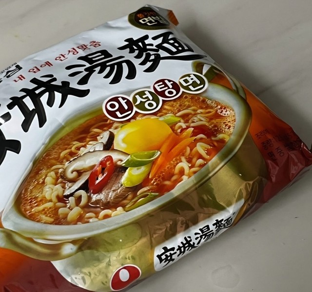 Nongshim "Ansungtangmyeon" x 5p, Korean Ramen, Cut it and eat it.(recommended)