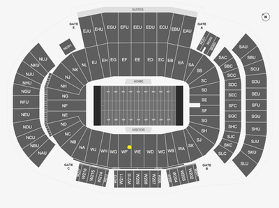 4) Tickets Penn State vs Oregon Football 9/27/2025 WHITEOUT 40