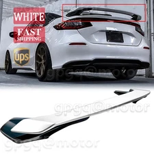 For Civic Hatchback 22-25 FL1 FL2 HPD Style 2 Tone White Rear Trunk Spoiler Wing