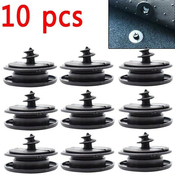 Stabil Und ZuverläSsig Teppich Befestigung Clips Satz FüR Auto FußMatten (10Pcs)-image