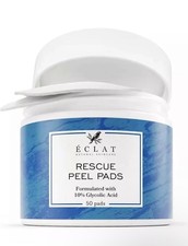 Glycolic Acid Pads, Chemical Peel for Face at Home W/Vitamin E & Aloe Vera, Acid