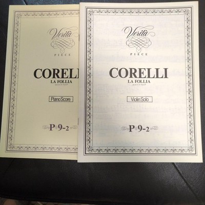 Verita PIECE Corelli La Folia sheet music