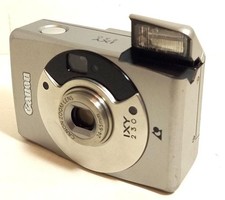 Canon IXY 230 Compact Film Camera Silver 24-65mm Zoom Tested Excellent Condition