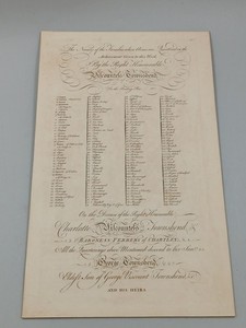 1767 Engraving Charlotte Compton Viscountess Townshend Tamworth Castle England