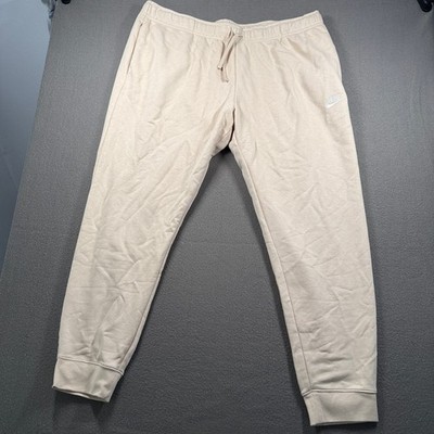 Nike Sweatpants Womens XXL Sanddrift Club Fleece Mid Rise Joggers DQ5191 126