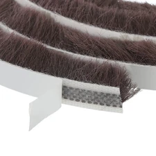 16.4 ft 0.35 Inch Wide x 0.59 Inch Thick Self Adhesive Window Seal Strip, Brown