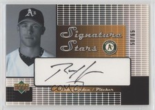 2004 Upper Deck Signature Stars Series 2 Black Ink 50/65 Rich Harden Auto 11z5
